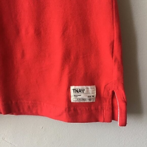 TNA  Aritzia Red Polo Shirt - Picture 5 of 6